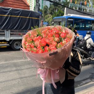 Bó hoa tròn